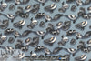 NY designer bonnets print silk shantung