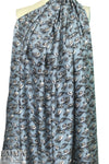 NY designer bonnets print silk shantung