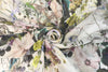 famous designer 'botanical display' silk chiffon