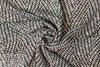 Italian silk blouseweight woven - 'knit magnified' 1.5 yds