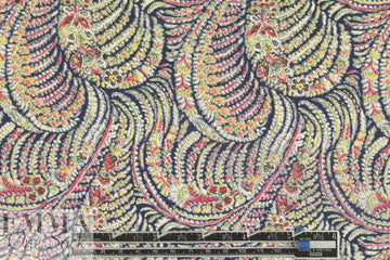 Liberty Art Fabrics: intricate paisley silk CDC 1.625 yds