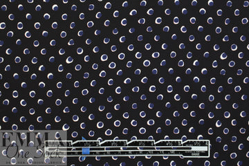 Marc Jac0bs navy dot viscose/silk dressweight woven