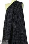 Marc Jac0bs navy dot viscose/silk dressweight woven .625 yds
