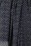 Marc Jac0bs navy dot viscose/silk dressweight woven