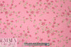 NY designer pretty in pink floral silk chiffon 1.375 yd