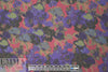 Italian purple/rouge floral silk crepe de chine
