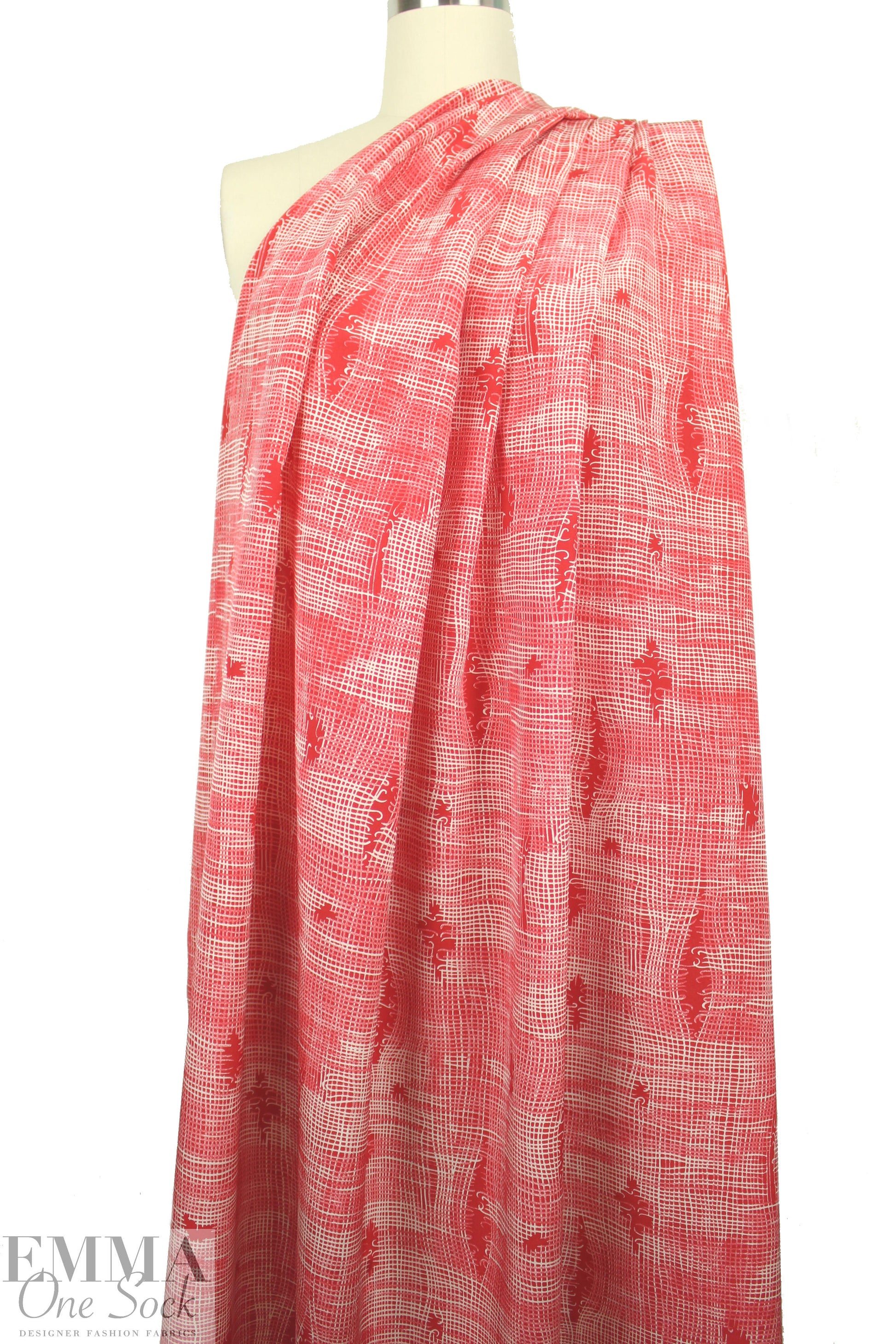 Abraham vintage couture silk blouseweight - 'threadbare'