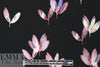 NY designer falling petals viscose woven