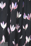 NY designer falling petals viscose woven