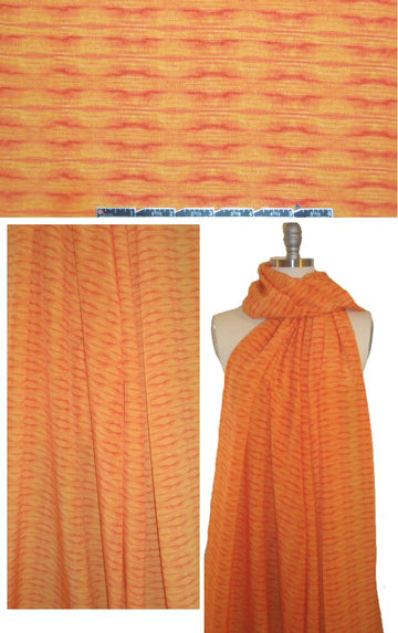 CA designer citrus ikat design silk CDC