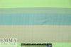 Italian shades of green/bronze striped silk chiffon 1.66 yd