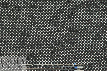 Rebecca Tayl0r black/white 'broken dot' silk blouseweight .75 yds