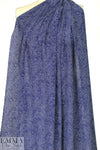 Rebecca Tayl0r blue/white 'broken dot' silk blouseweight