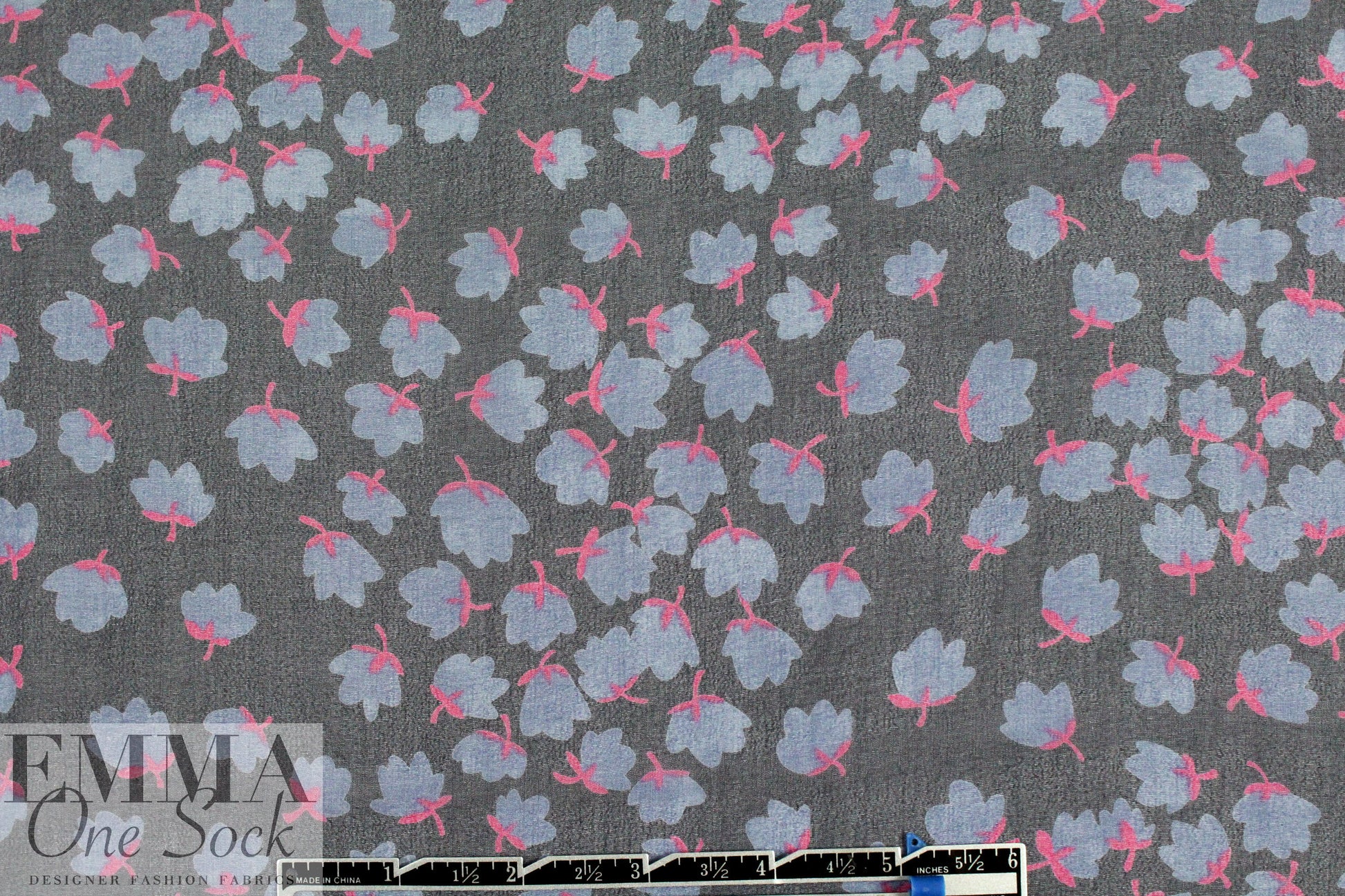 Rebecca Tayl0r flowery cascade stretch silk chiffon 1 yard