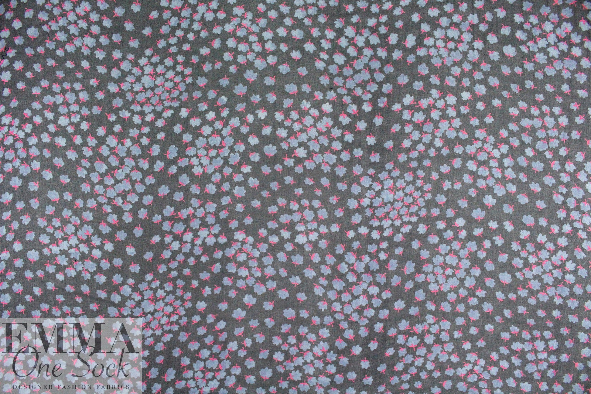 Rebecca Tayl0r flowery cascade stretch silk chiffon 1 yard