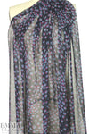 Rebecca Tayl0r flowery cascade stretch silk chiffon
