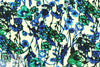Rebecca Tayl0r blue/green flowers stretch silk CDC