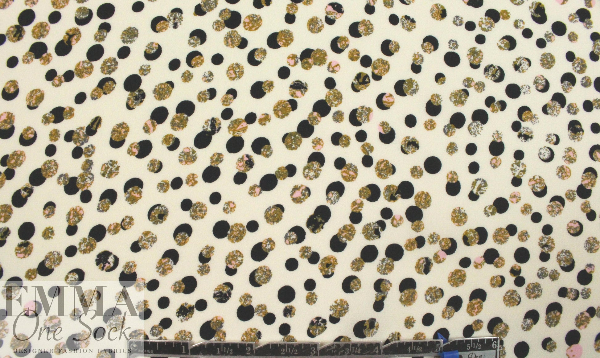 Rebecca Tayl0r 'faceted dots' stretch silk blouseweight