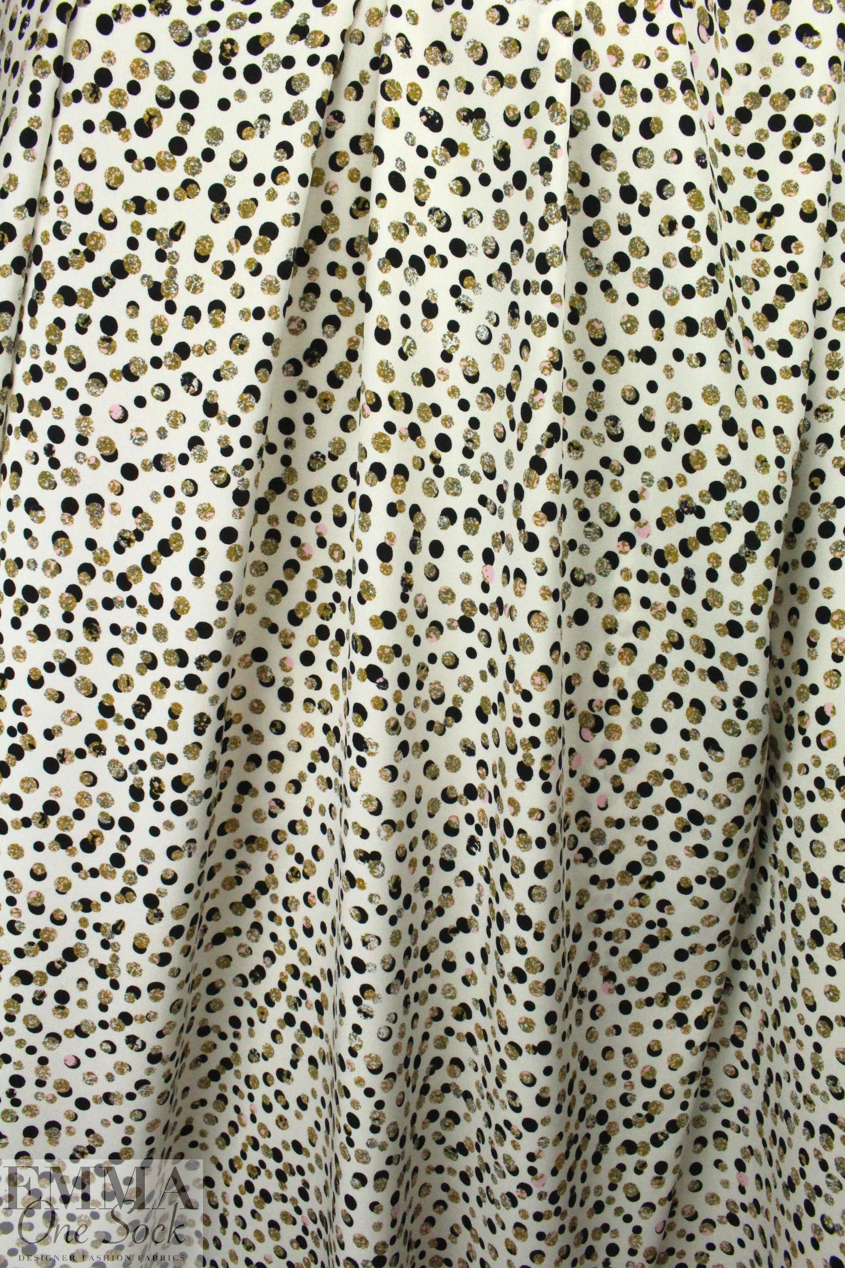 Rebecca Tayl0r 'faceted dots' stretch silk blouseweight