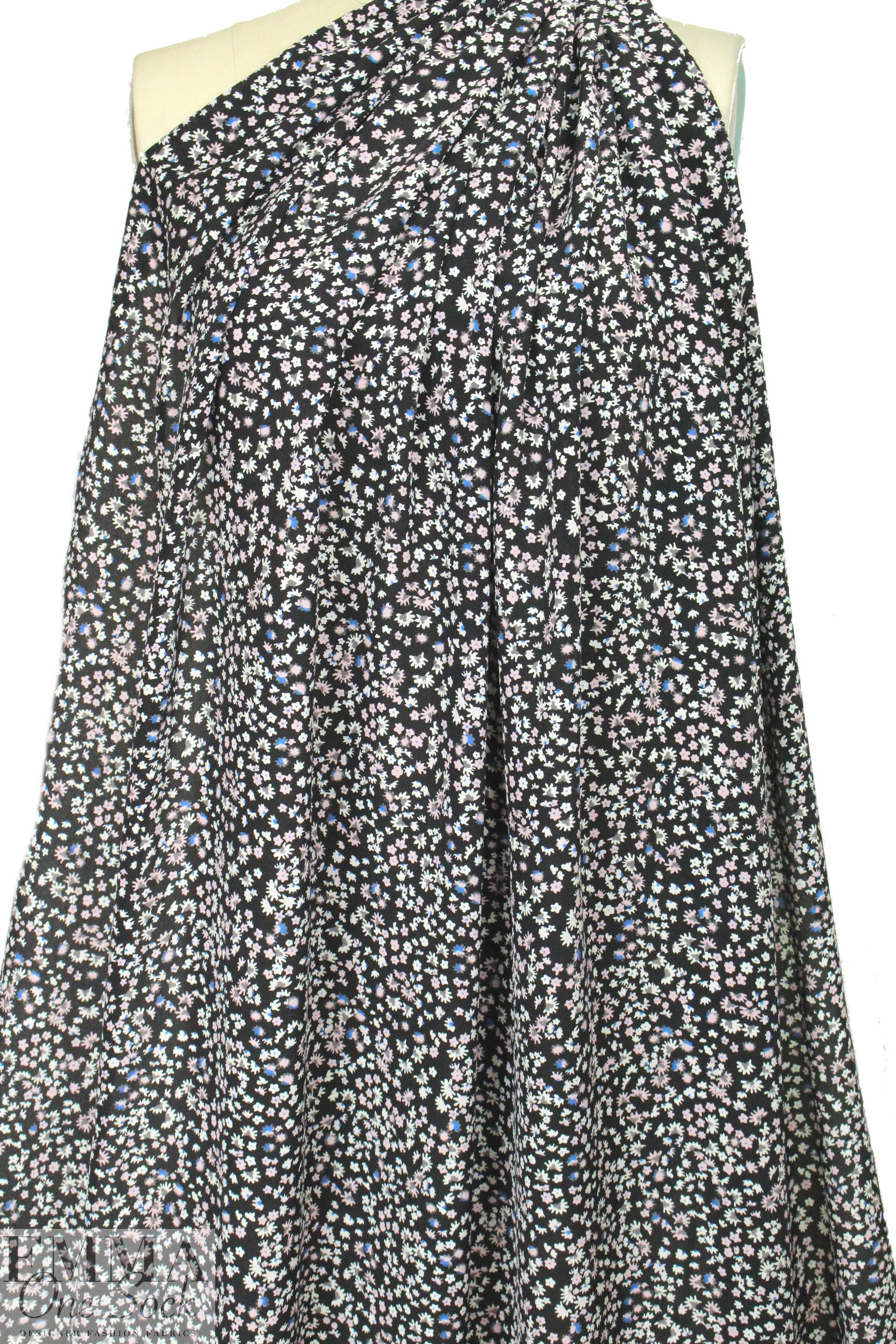 Rebecca Tayl0r little flowers stretch silk georgette