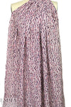 Rebecca Tayl0r edgy graphic silk blouseweight - pink