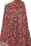 Rebecca Tayl0r 'red roses' stretch silk blouseweight 1.5 yds