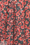 Rebecca Tayl0r 'red roses' stretch silk blouseweight