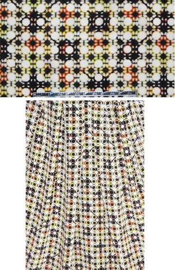 The0ry litlle wicker graphic silk blouseweight 1.125 yd