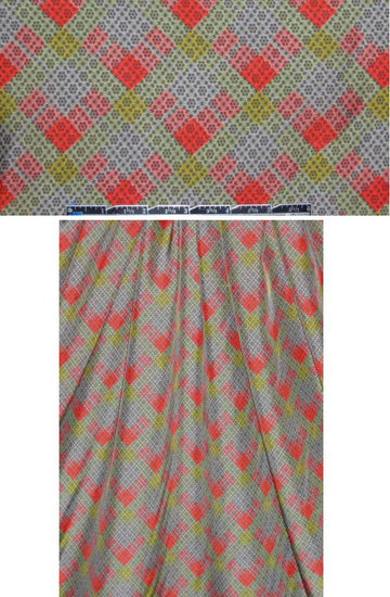 The0ry silk blouseweight woven - 'V'/flower graphic