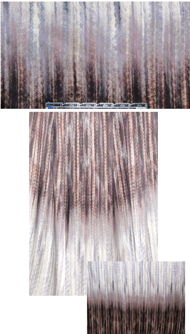 The0ry earthtones ombre silk charmeuse panel 1.8 yd