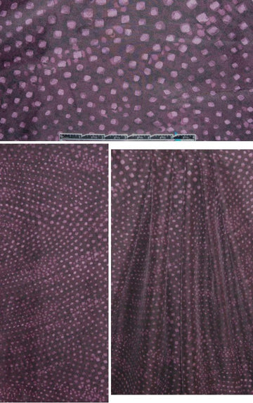 0pening Ceremony aubergine dot crepe de chine