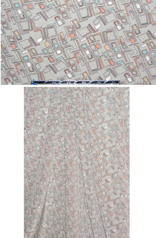 Sun0 graphic doodle silk stretch blouseweight 1.625 yd