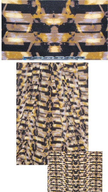 Sun0 'techno totem' silk stretch blouseweight