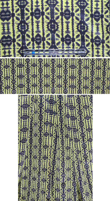 Sun0 green/midnight ikat graphic silk CDC