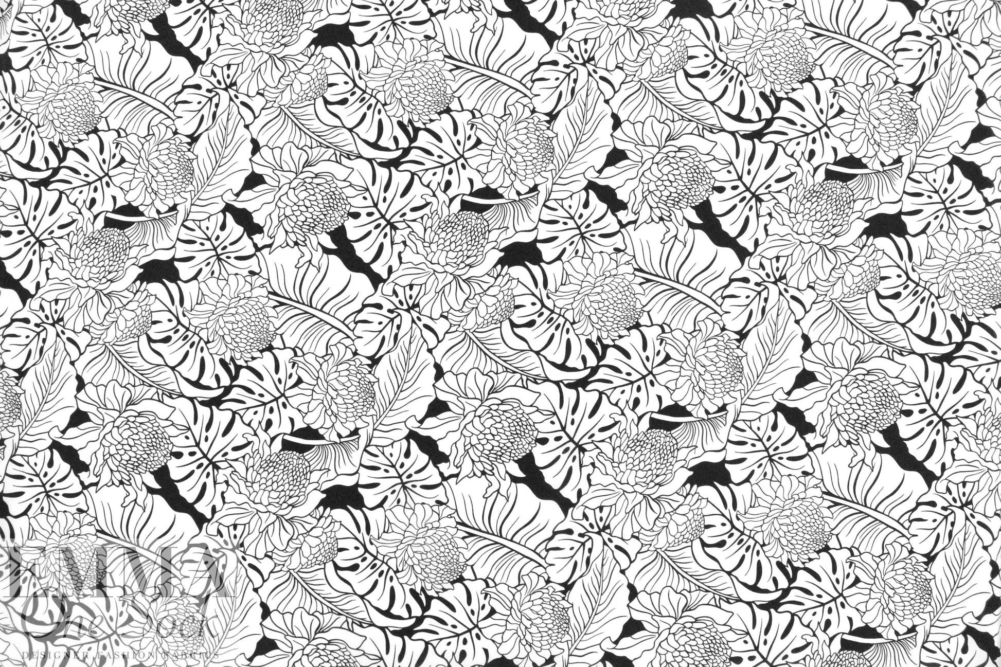 The0ry 'silhouette tropic' silk blouseweight 1.33 yd