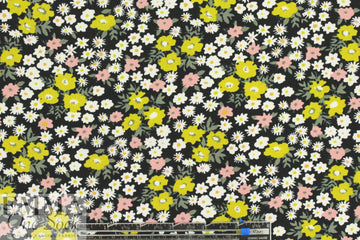 The0ry little floral on black silk blouseweight