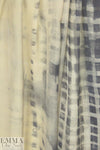 The0ry silk chiffon - 'checkered past' 1.25 yds
