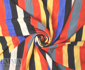 Whit NY vertical stripes silk CDC 1.5 yd