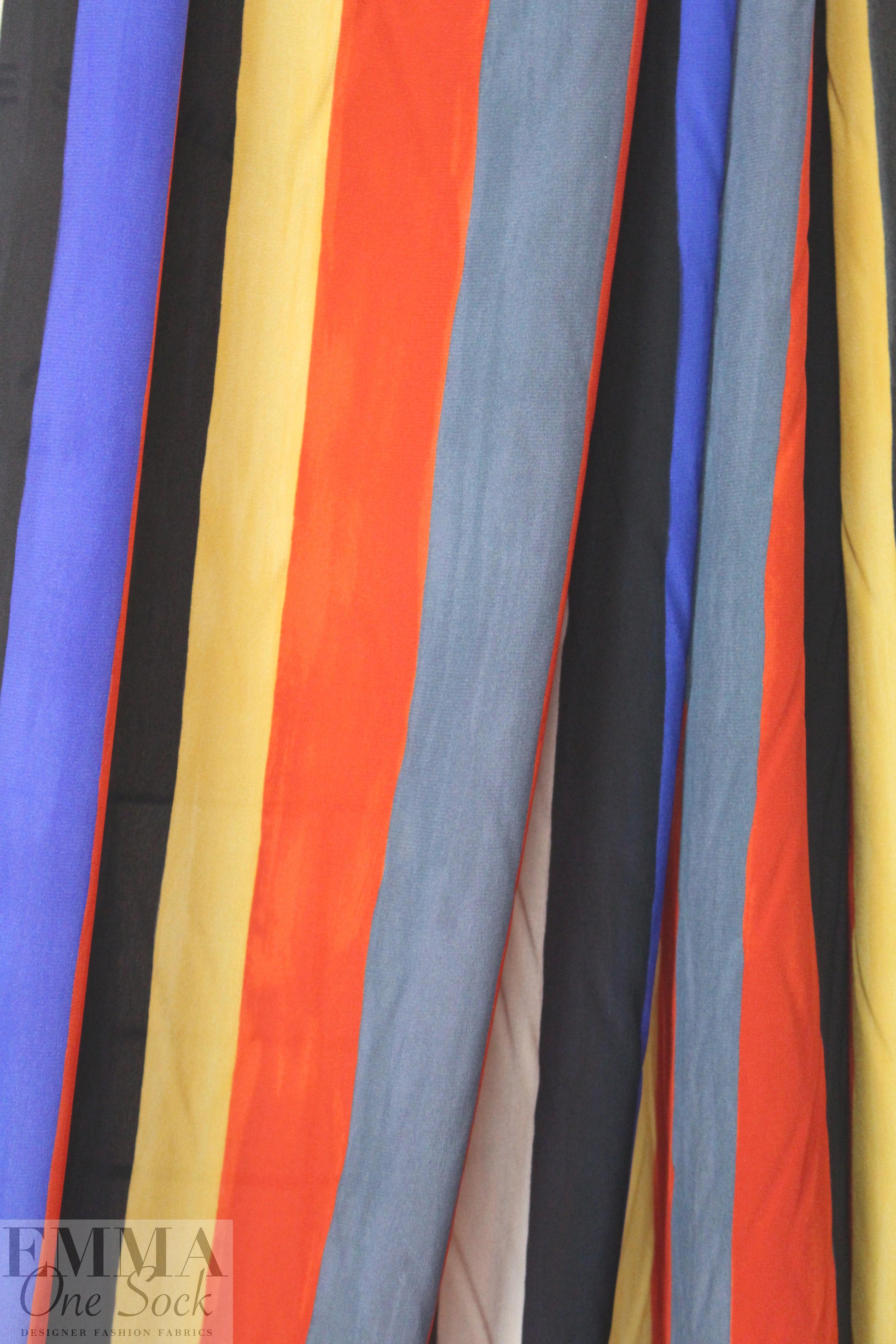 Whit NY vertical stripes silk CDC 1.5 yd