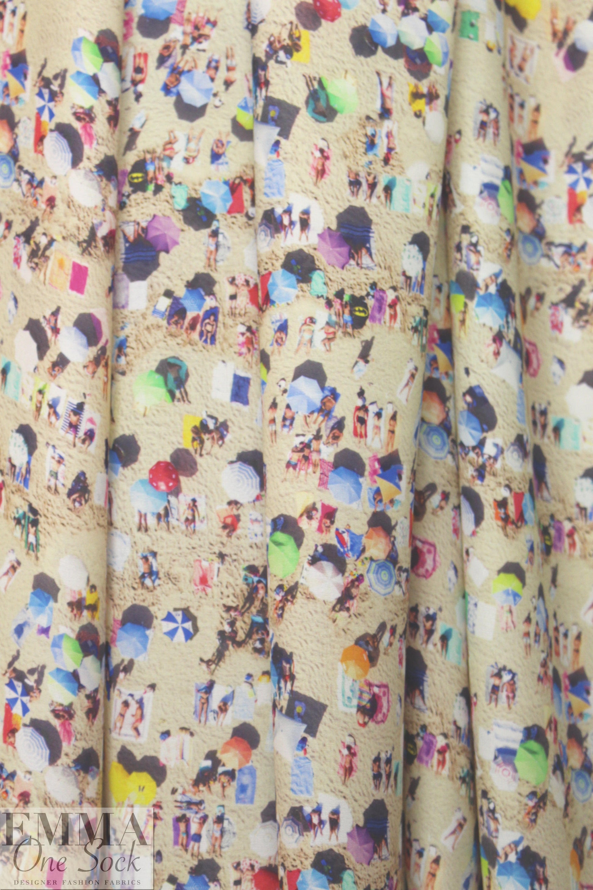 Mi11y 'high season' beach scene double georgette
