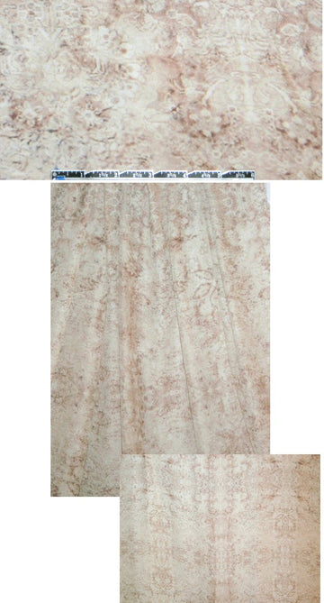 NY designer beige tones rorschach silk CDC 2 yd