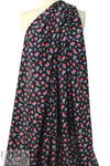 NY designer little flowers silk blouseweight woven