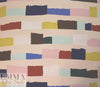 Whit NY color block collage crinkle silk chiffon 1.5 yd