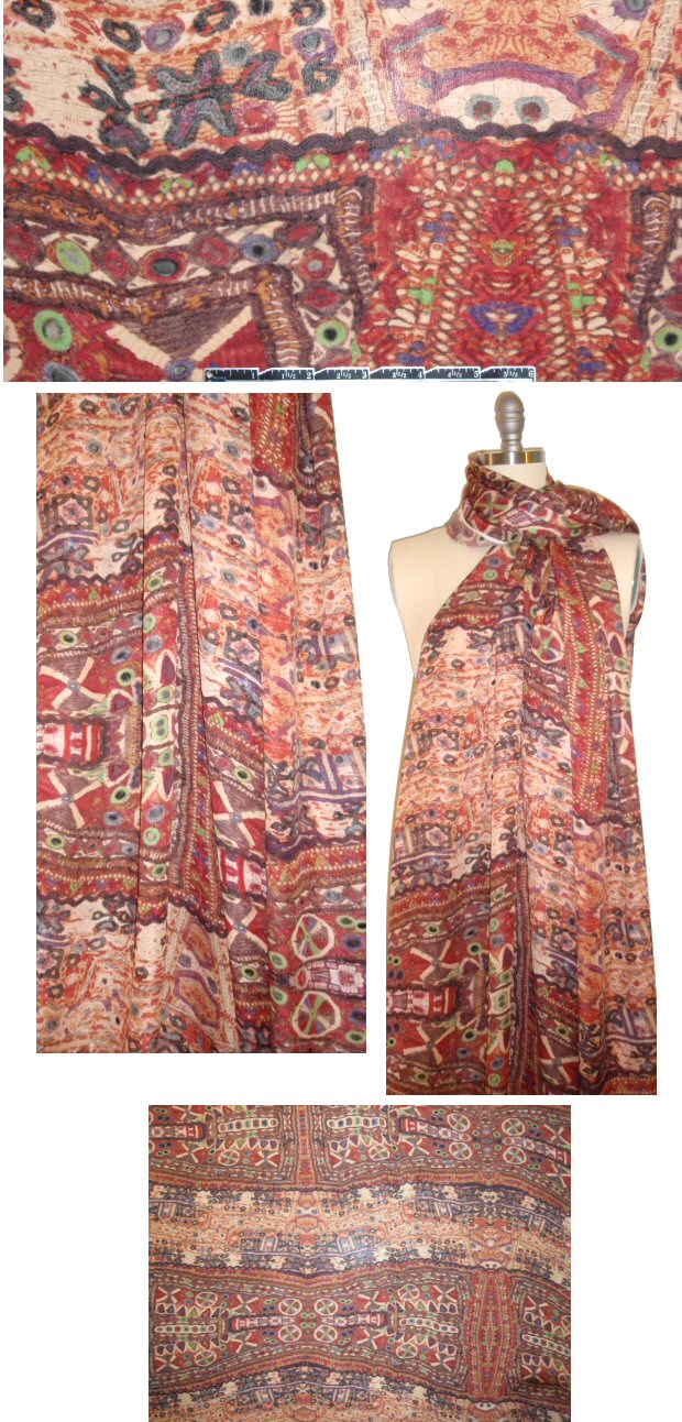 Italian magic carpet silk blouseweight