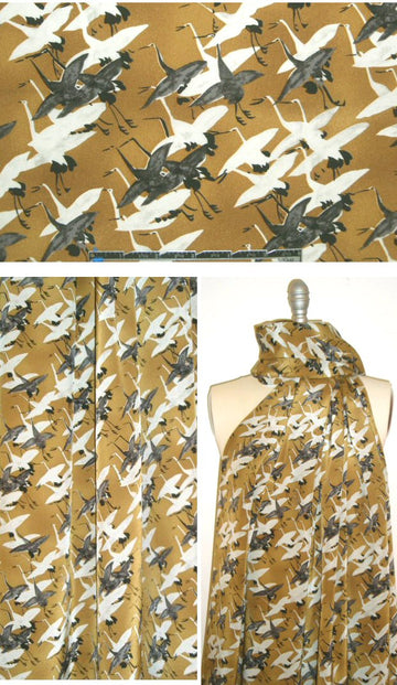 NY designer 'flocking together' silk CDC
