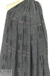 NY designer silk crepe de chine - graphic nocturne