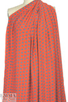 NY designer grenadine graphic silk charmeuse