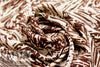 Rache1 Comey 'abstract shadow hatch' silk crepe - earth 1.25 yds