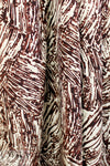 Rache1 Comey 'abstract shadow hatch' silk crepe - earth 1.375 yd