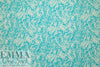 Rache1 Comey 'abstract shadow hatch' silk crepe - sky .5 yds